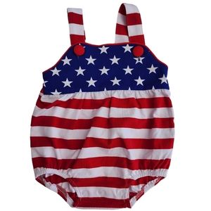 Patriotic Flag Romper